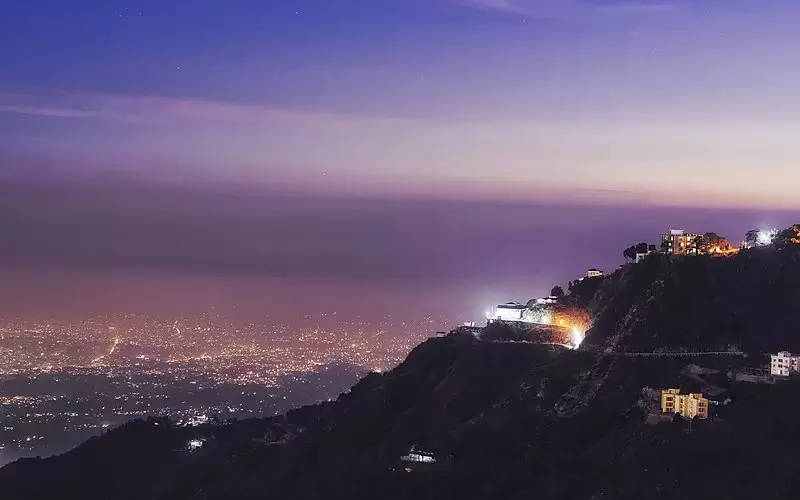 Dehradun city scenic view