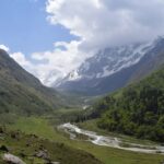 Scenic view of Doon Valley with green meadows and mountains near Dehradun