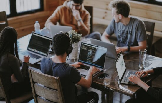 Best web developer in Dehradun - professional team working